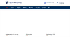 Desktop Screenshot of hatem.com.br