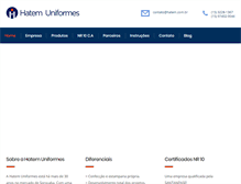 Tablet Screenshot of hatem.com.br